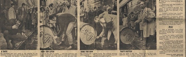 Newspaper cutting from Daily Record which covers the story